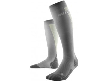 ultralight socks tall v3 grey lime wp702y wp802y front