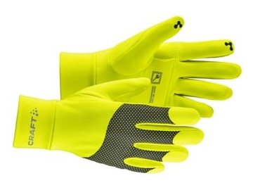 rukavice craft adv lumen fleece zluta