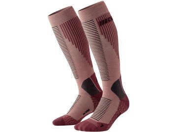 Cold weather socks running tall rose WP70AU front 2