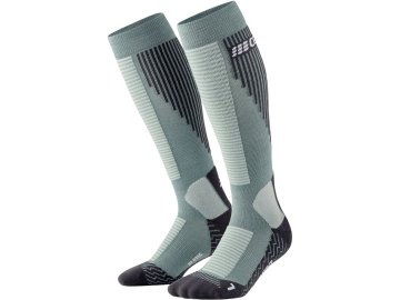 Cold weather socks running tall bluegrey WP70QU WP80QU front 2