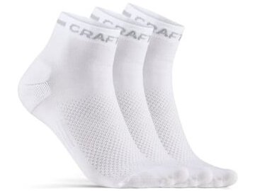 ponozky craft core dry mid 3 pack bila