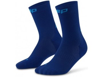 core run socks mid cut 5 0 dark blue wp7cyr wp8cyr front 2 white 4to5