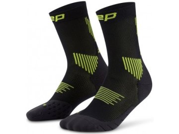 core run socks mid cut 5 0 black lime wp7clr wp8clr front 2 white 4to5