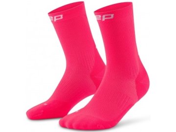 core run socks mid cut 5 0 pink wp7c4r wp8c4r front 2 white 4to5