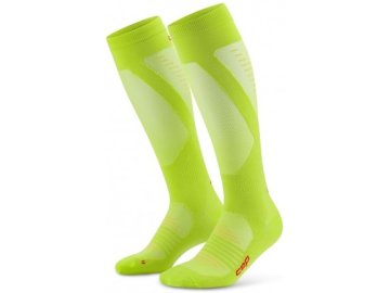 pro run ultralight socks tall lime wp70lp wp80lp front 2 white 4to5