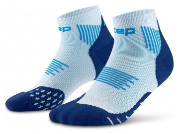 core run socks low cut 5 0 ice blue wp7air wp8air front 2 white 4to5