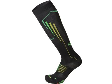 7D7A797C7E7579786D6F7A7E 6B5C5A5A5A5A5C5B635F5A6B light w compression run long socks nero verde fluo xxl