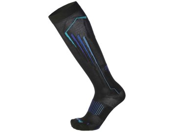 7D7A797C7E7579786D6F7A7E 6B5C5A5A5A5A5D6D6C6D6F5A light w compression run long socks nero turchese xxl