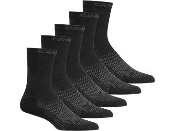 ponozky craft core dry high 5 pack cerna