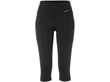 kalhoty craft essence capri 3 cerna 7