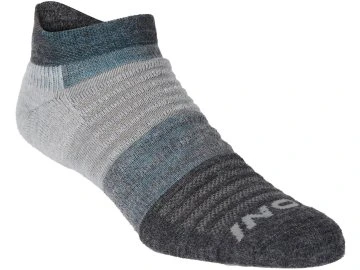 inov8 merino low sock greymelange seda 1