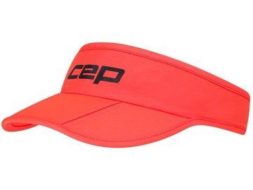 cep core run foldable visor neon coral w5mwst u front 02