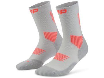 cep core run socks mid cut 5 0 grey wp7c2r wp8c2r front 2