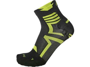 7D7A797C7E7579786D6F7A7E 6B5C5A5A5A5A5D615C6D6E5E light w odorzero ionic bike ankle sock nero giallo fluo xl