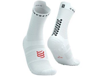 pro racing socks v4 0 run high white black t2