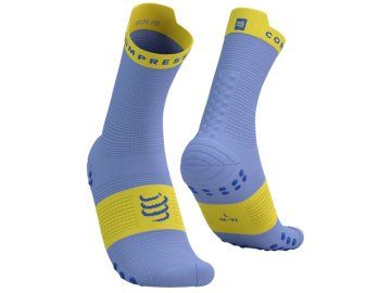 pro racing socks v4 0 run high jacaranda maize t2