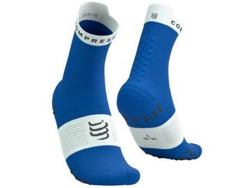 pro racing socks v4 0 run high princess blue white t3