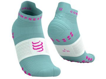 pro racing socks v4 0 run low ether neon pink t4