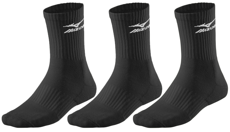 Tréninkové ponožky Mizuno Training 3P Socks 32GX6A54Z09 - tři páry S