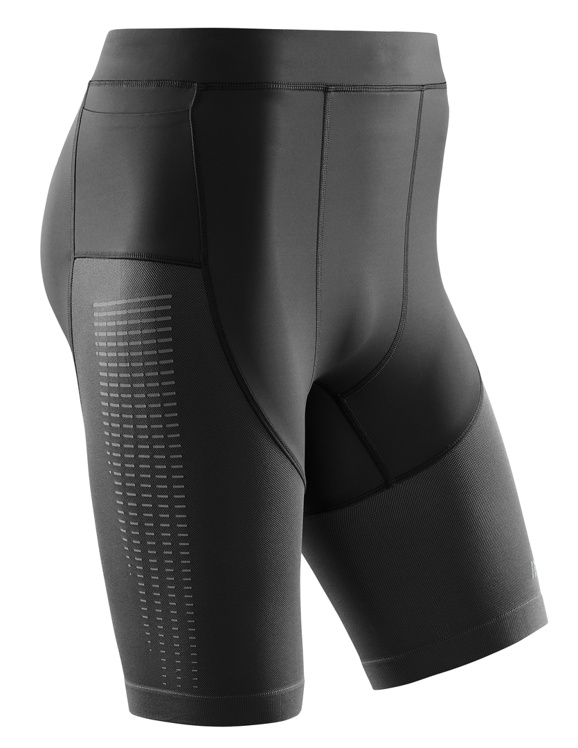 CEP pánské běžecké kompresní šortky 3.0 - černá XXL (60-75 cm obvod stehna v polovině)