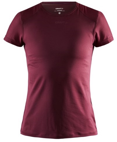 Běžecké tričko CRAFT ADV Essence Slim SS - červené XL