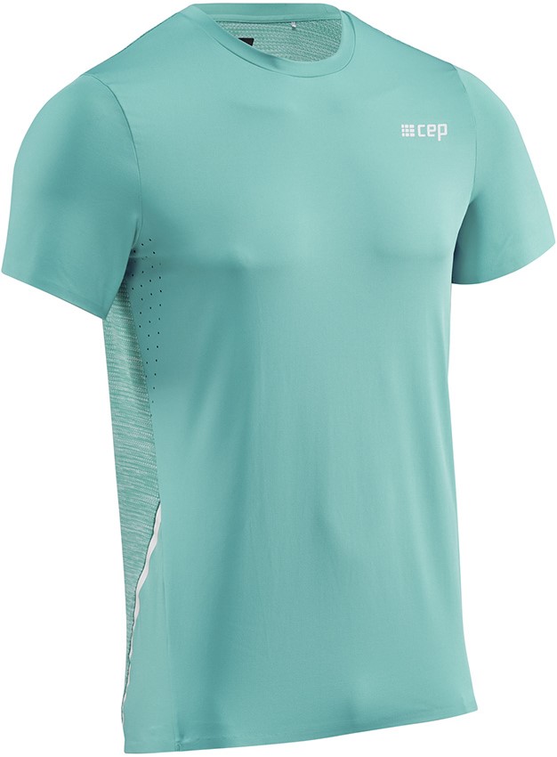 CEP pánské běžecké tričko s krátkým rukávem - ocean M