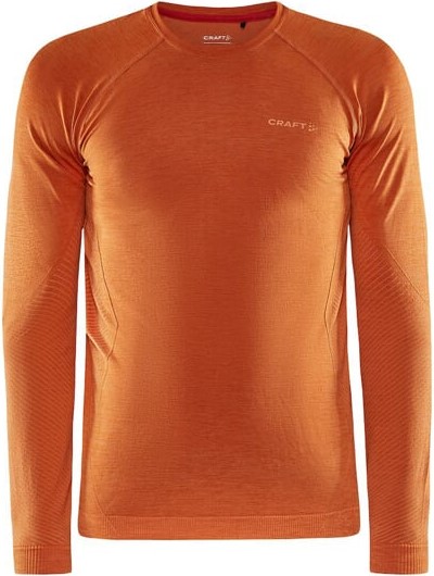 Běžecké tričko CRAFT CORE Dry Active Comfort LS - oranžové XL