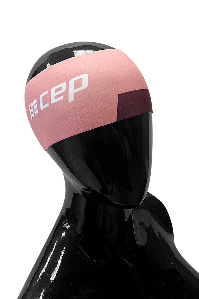 CEP běžecká čelenka 4.0 - rose / dark red S-M (obvod hlavy 51 – 56 cm)