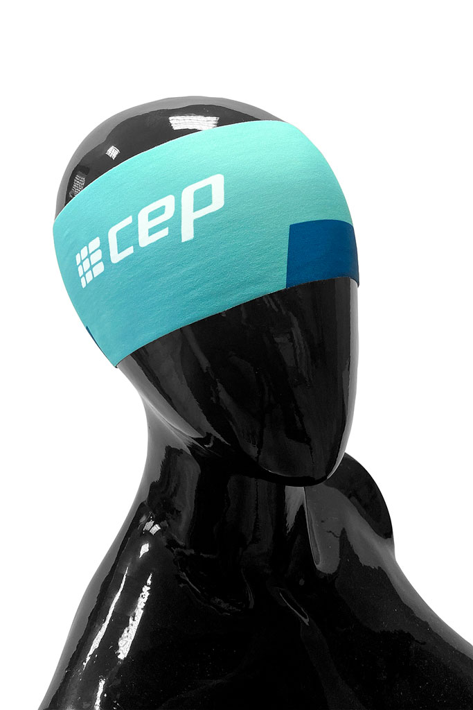 CEP běžecká čelenka 4.0 - ocean / petrol L-XL (obvod hlavy 57 – 63 cm)