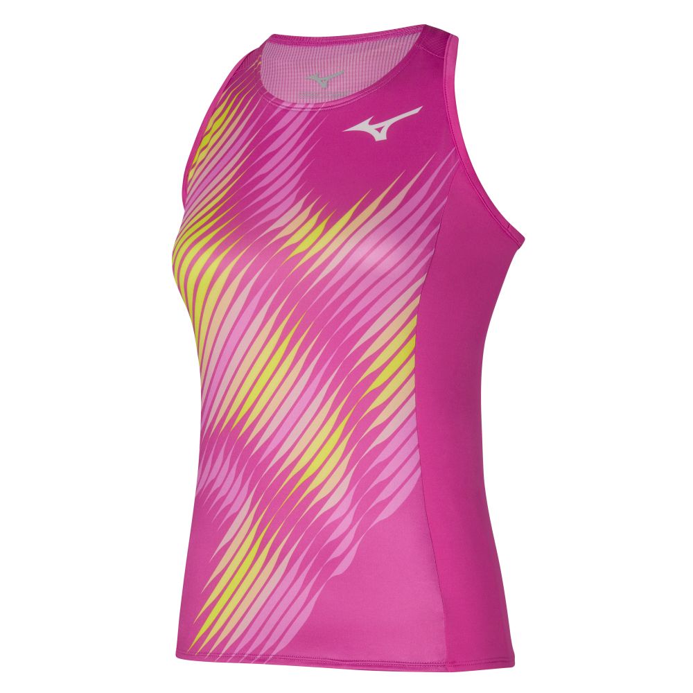 Běžecké tílko Mizuno Printed Tank 62GAA20260 XS