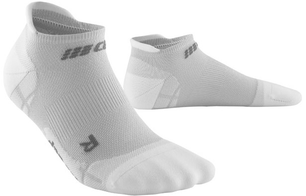 CEP pánské nízké běžecké kompresní ponožky ULTRALIGHT - carbon white IV (Vel. chodidla 42-45)