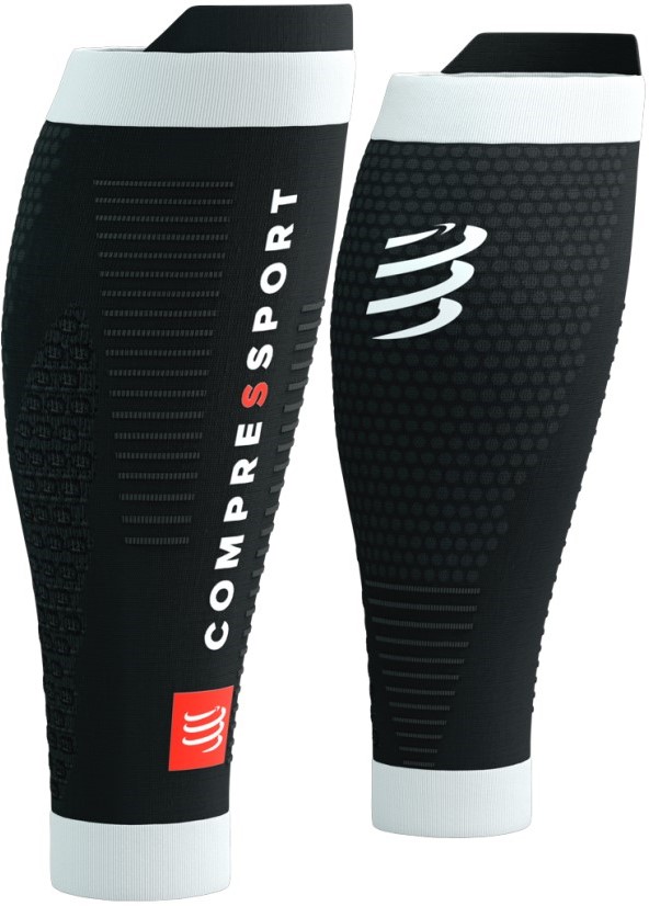 Kompresní lýtkové návleky Compressport R2 3.0 - černá T2 (34-38 cm obvod lýtka)