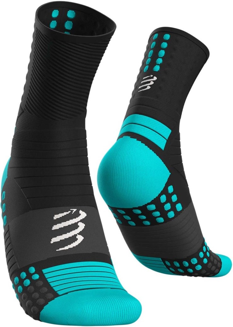 Běžecké kompresní ponožky Compressport Pro Marathon Socks - BLACK T2