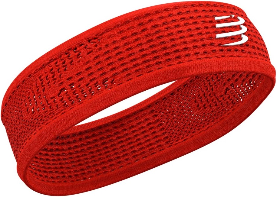 Běžecká čelenka Compressport Thin Headband On/Off - RED