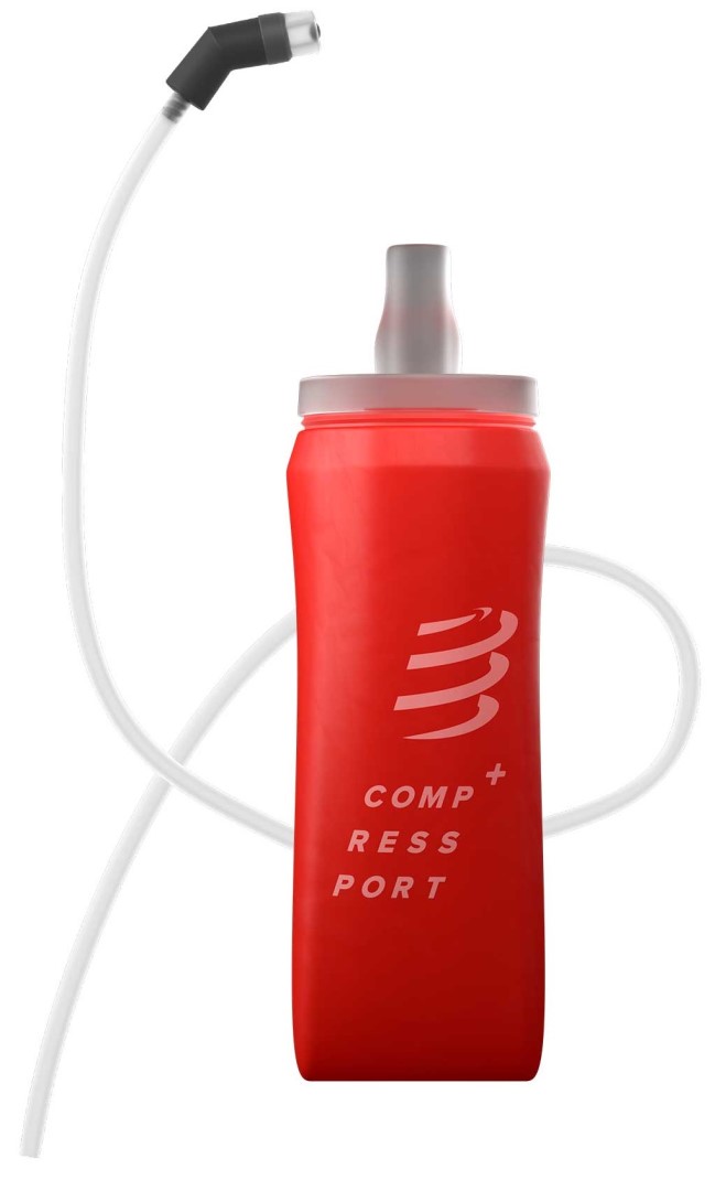 Měkká sportovní láhev Compressport ErgoFlask 500ml + Tube
