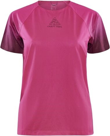 Běžecké tričko CRAFT PRO Trail SS - růžové XL