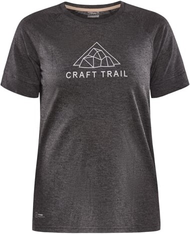 Běžecké tričko CRAFT ADV Trail Wool SS - černé XS