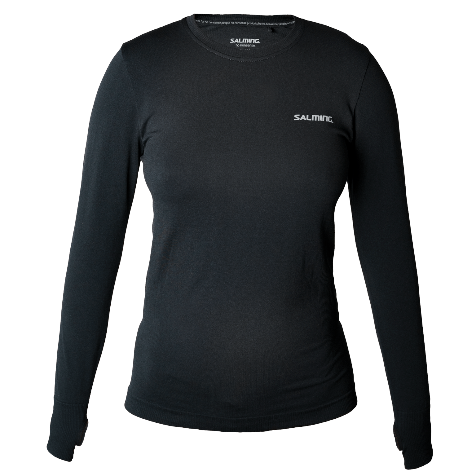 Běžecké tričko SALMING Seamless LS Tee - Black S