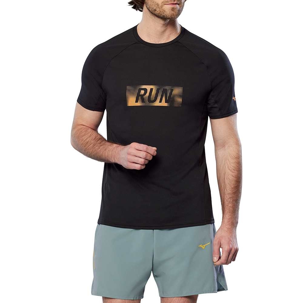 Běžecké tričko Mizuno DryAeroFlow Graphic Tee J2GAB00509 XL