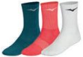 Tréninkové ponožky Mizuno Training 3P Socks 32GX2505Z62 - tři páry L