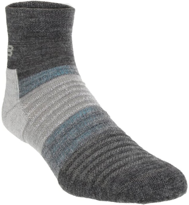 Běžecké ponožky INOV-8 ACTIVE MERINO - šedé M