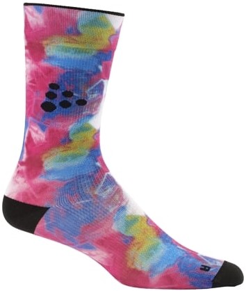 Běžecké ponožky CRAFT PRO Hypervent Print - růžové 34-36