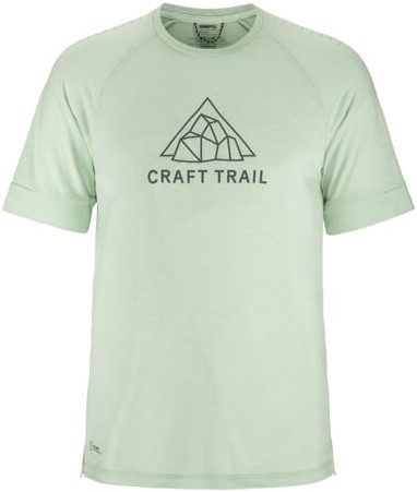 Běžecké tričko CRAFT ADV Trail Wool SS - zelené M