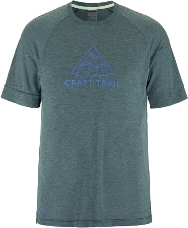 Běžecké tričko CRAFT ADV Trail Wool SS - zelené L