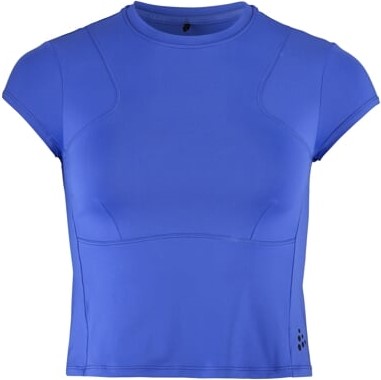 Běžecké tričko CRAFT ADV Tone Cropped - modré XS