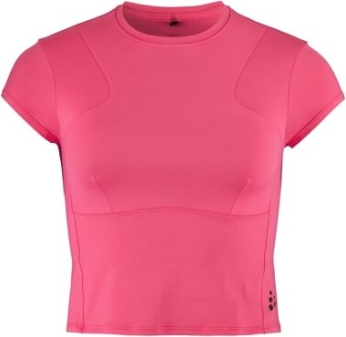 Běžecké tričko CRAFT ADV Tone Cropped - růžové XS