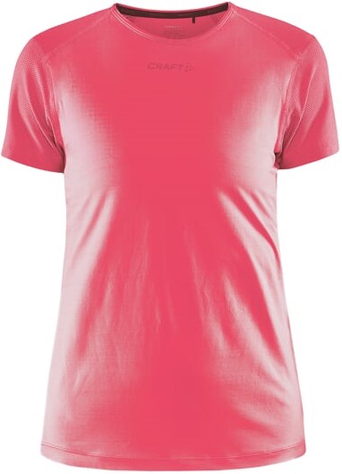 Běžecké tričko CRAFT ADV Essence Slim SS - růžové XL