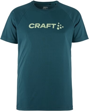 Běžecké tričko CRAFT CORE Essence Logo - zelené XS