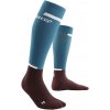 The Run Socks petrol darkred WP209R WP309R front