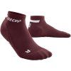 The Run Socks Low Cut darkred WP2A8R WP3A8R front